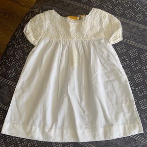 Roberta Roller Rabbit Girl White Embroidered Dress